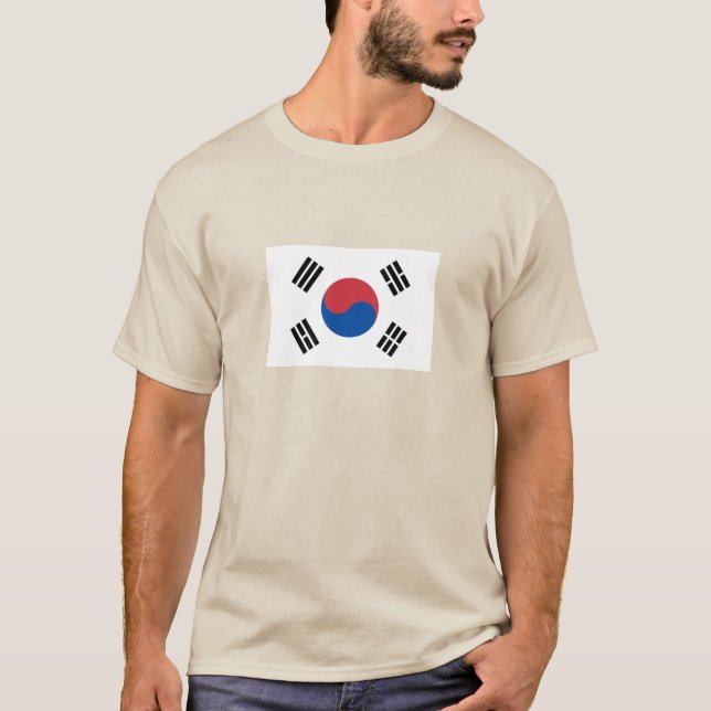 Camiseta Bandeira da Coreia do Sul (Frente)
