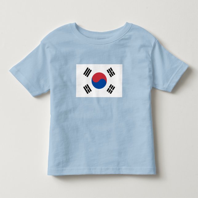 Camiseta Bandeira da Coreia do Sul (Frente)