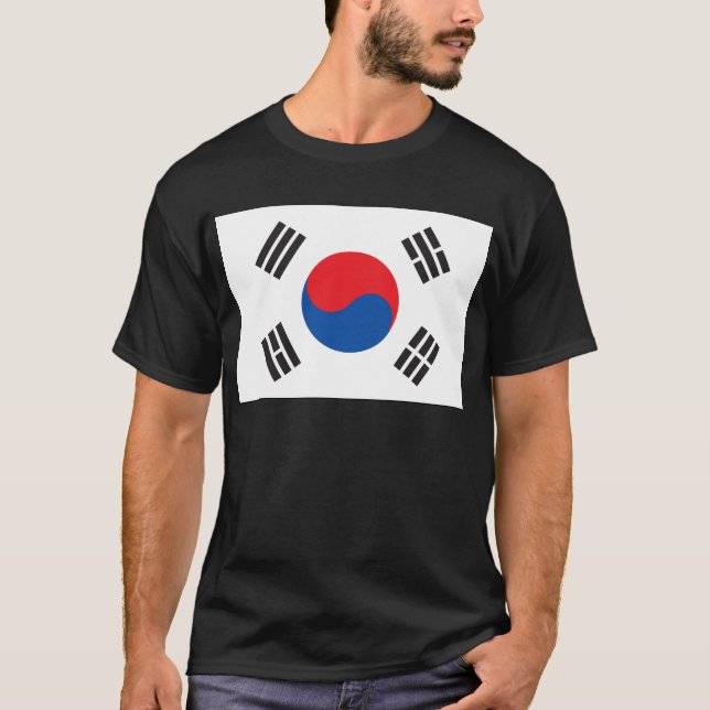Camiseta Bandeira da Coreia do Sul (Frente)