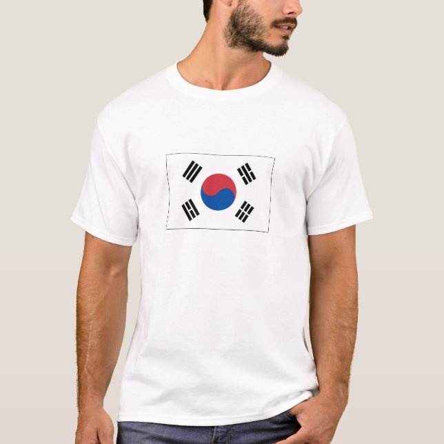 Camiseta Bandeira da Coreia do Sul (Frente)