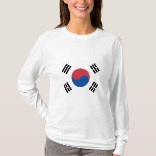 Camiseta Bandeira da Coreia do Sul (ROK)