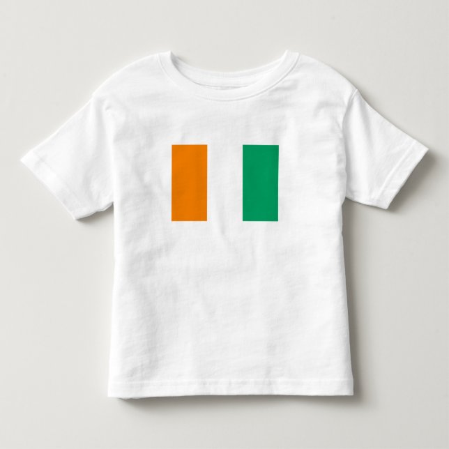 Camiseta Bandeira da Costa do Marfim (Frente)