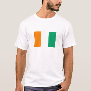 Camiseta Bandeira da Costa do Marfim