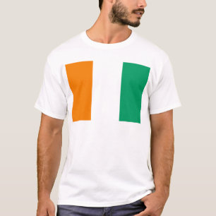 Camiseta Bandeira da Costa do Marfim - Drapeau de la Côte