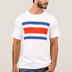 Camiseta Bandeira da Costa Rica