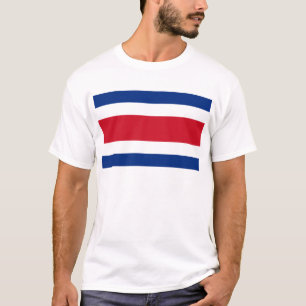 Camiseta Bandeira da Costa Rica