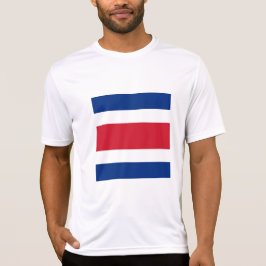 Camiseta bandeira da Costa Rica