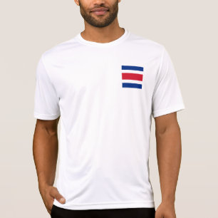 Camiseta bandeira da Costa Rica