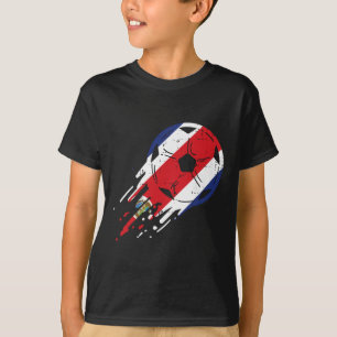 Camiseta Bandeira da Costa Rica Futebol Fã Homens Mulheres