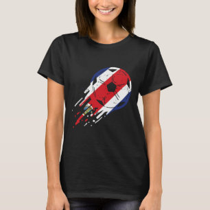 Camiseta Bandeira da Costa Rica Futsal Futebol Torcedor Hom