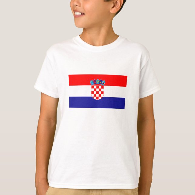 Camiseta Bandeira da Croácia (Frente)