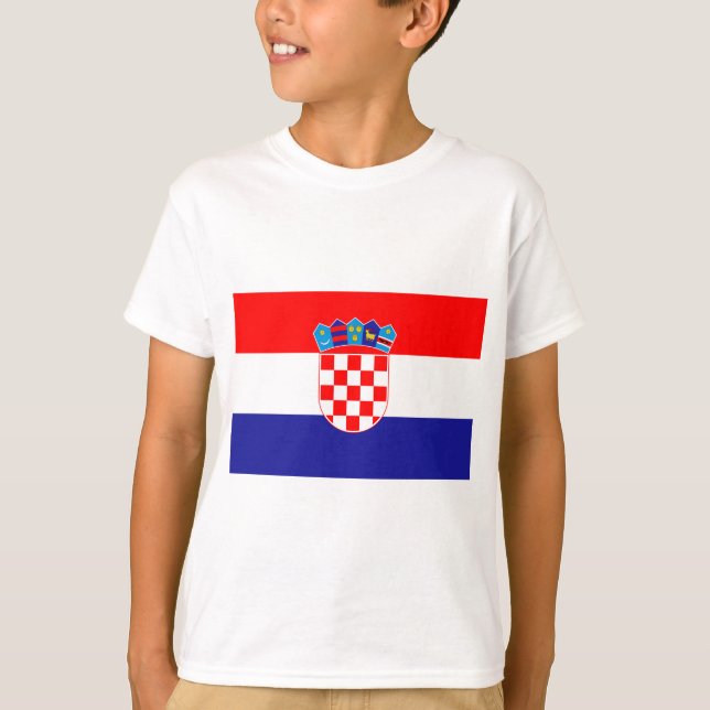 Camiseta Bandeira da Croácia (Frente)