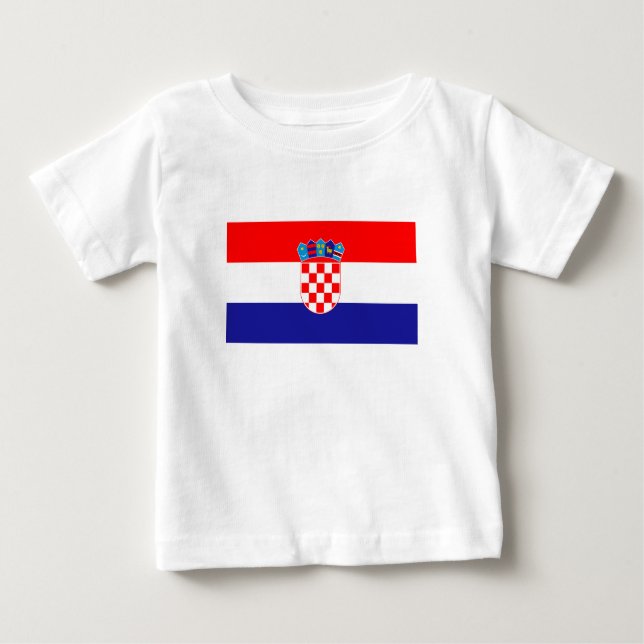 Camiseta Bandeira da Croácia (Frente)