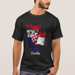Camiseta bandeira da Croácia