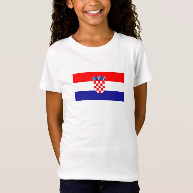 Camiseta Bandeira da Croácia (Frente)