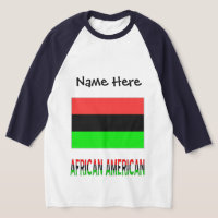 Bandeira da Diáspora Afro-Americana Personalizada