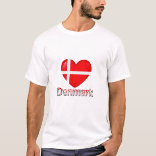 Camiseta Bandeira da Dinamarca