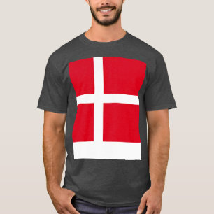 Camiseta Bandeira da Dinamarca