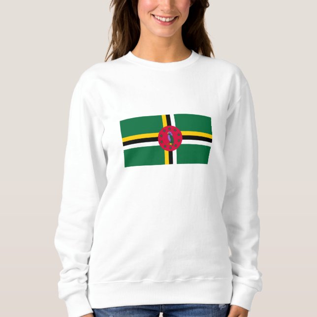 Camiseta Bandeira da Dominica (Frente)