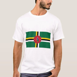 Camiseta Bandeira da Dominica