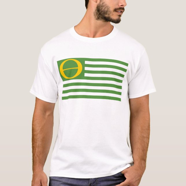Camiseta Bandeira da ecologia (Frente)