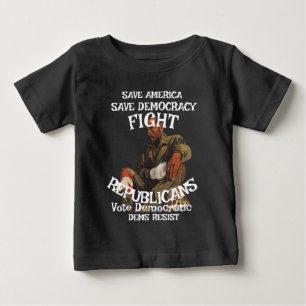 Camiseta Bandeira da eleição DEMS 2026 2028 EUA América