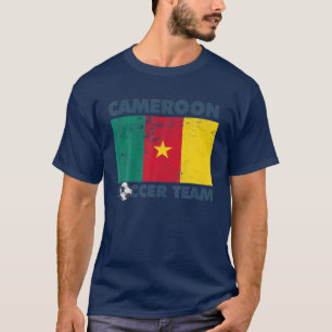 Camiseta Bandeira da Equipe de Futebol dos Camarões em 2022