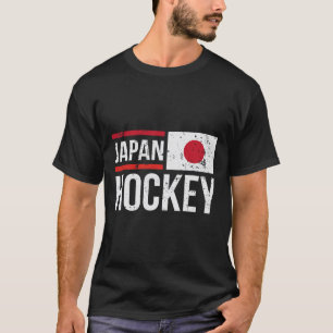 Camiseta Bandeira da Equipe de Hóquei no Gelo do Japão Espo