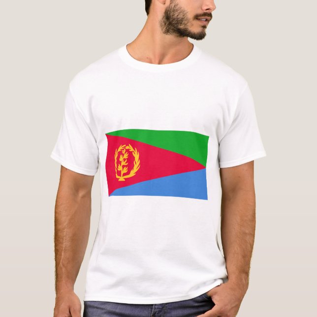 Camiseta Bandeira da Eritreia (Frente)