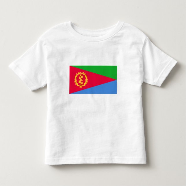 Camiseta Bandeira da Eritreia (Frente)