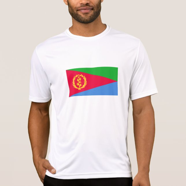 Camiseta Bandeira da Eritreia (Frente)
