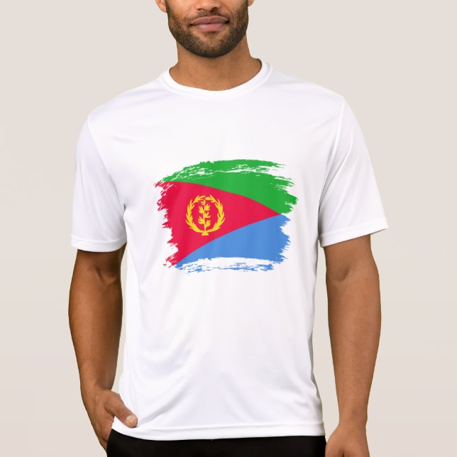 Camiseta Bandeira da Eritreia (Frente)