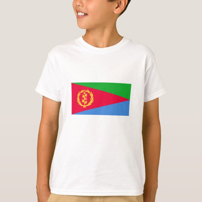 Camiseta Bandeira da Eritreia (Frente)
