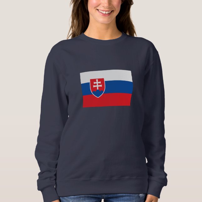 Camiseta Bandeira da Eslováquia (Frente)