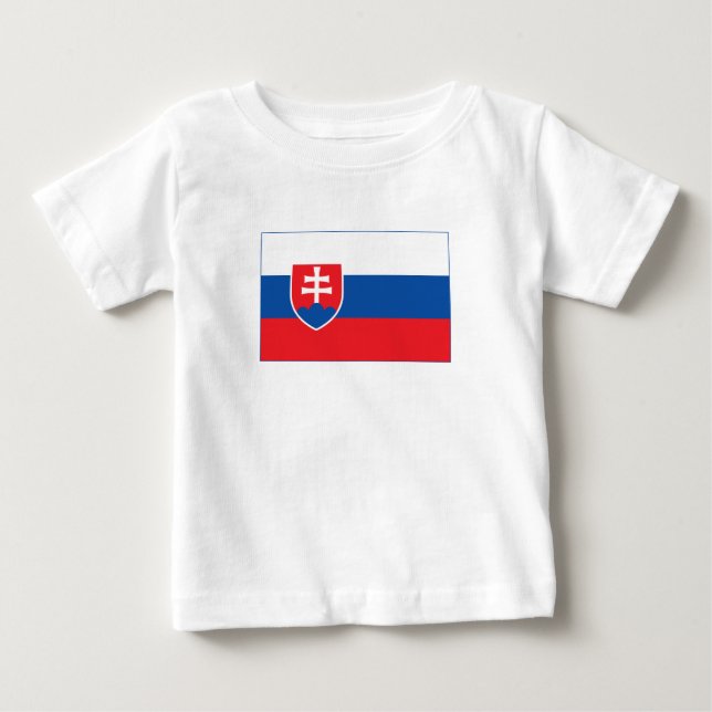 Camiseta Bandeira da Eslováquia (Frente)