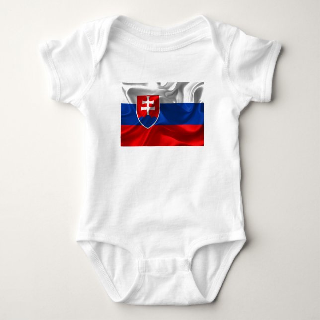 Camiseta Bandeira da Eslováquia (Frente)