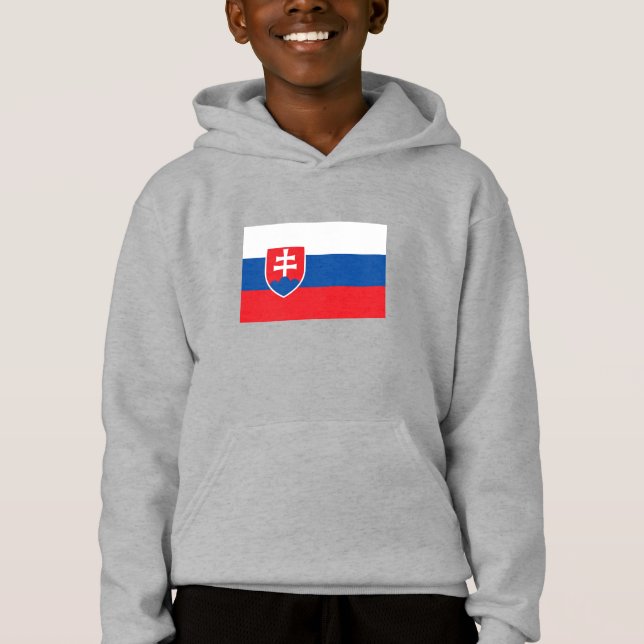 Camiseta Bandeira da Eslováquia (Frente)