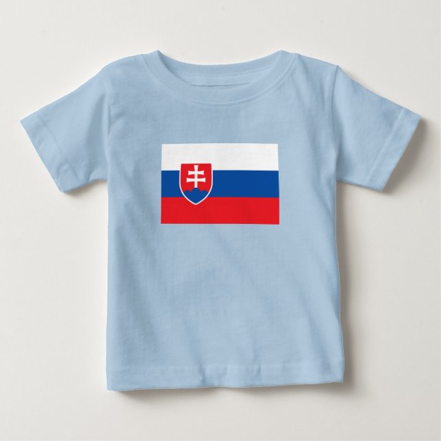 Camiseta Bandeira da Eslováquia (Frente)