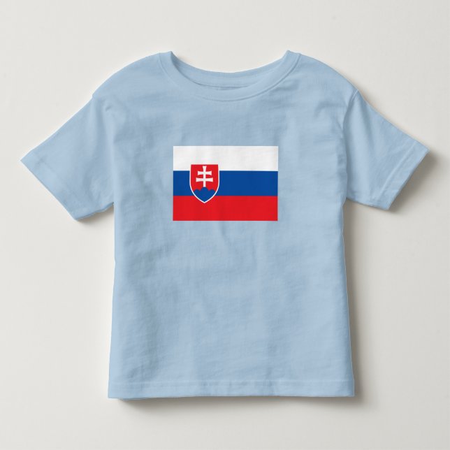 Camiseta Bandeira da Eslováquia (Frente)