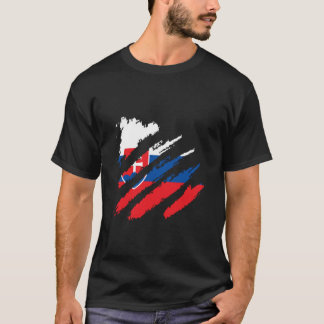 Camiseta Bandeira da Eslováquia Orgulho Eslovaco Garra Eslo