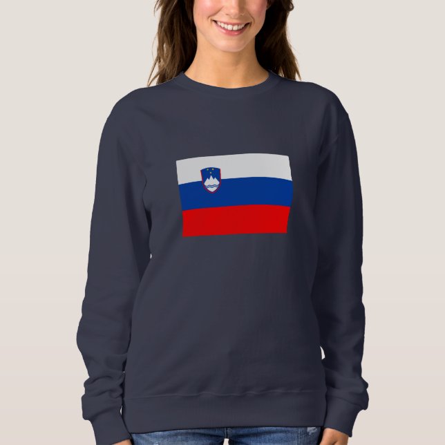 Camiseta Bandeira da Eslovênia (Frente)