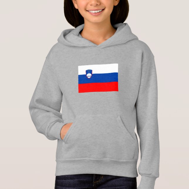 Camiseta Bandeira da Eslovênia (Frente)