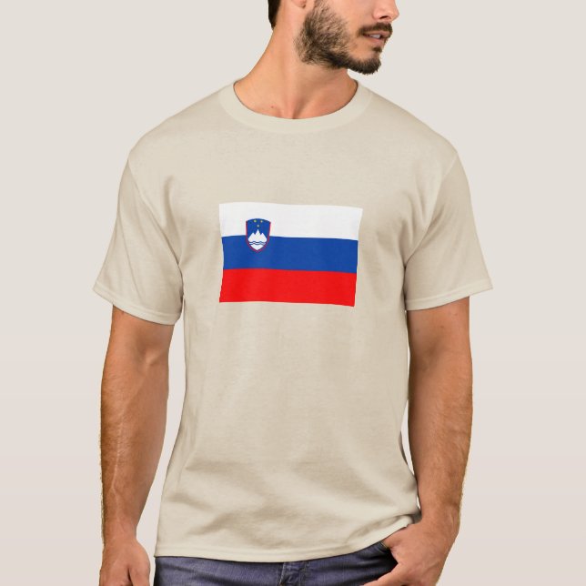 Camiseta Bandeira da Eslovênia (Frente)