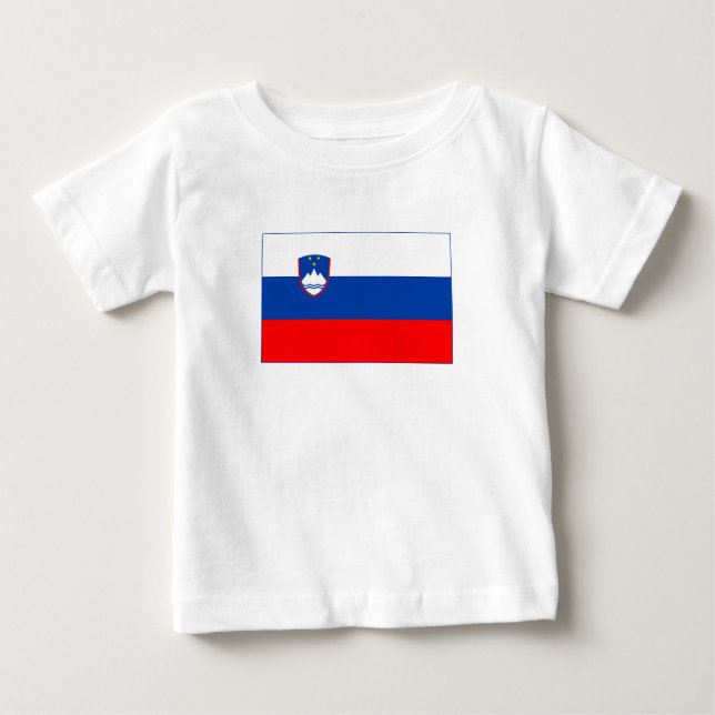 Camiseta Bandeira da Eslovênia (Frente)