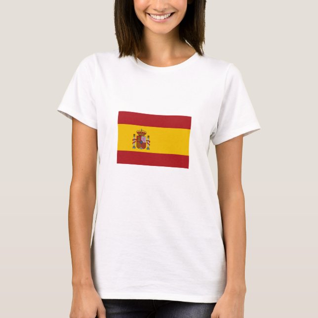 Camiseta Bandeira da Espanha (Frente)