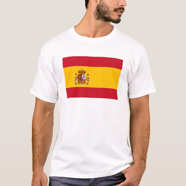 Camiseta Bandeira da Espanha (Frente)