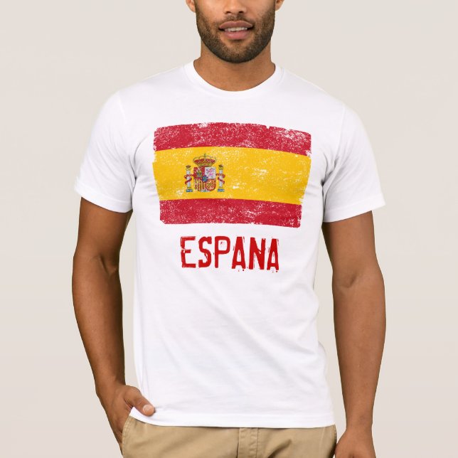Camiseta Bandeira da espanha (Frente)