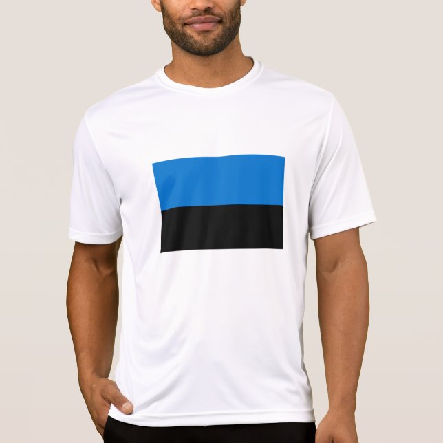 Camiseta Bandeira da Estônia (Frente)