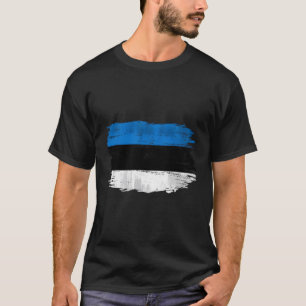 Camiseta Bandeira Da Estônia Para A Estônia