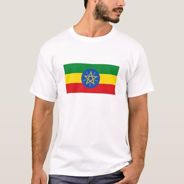 Camiseta Bandeira da Etiópia (Frente)